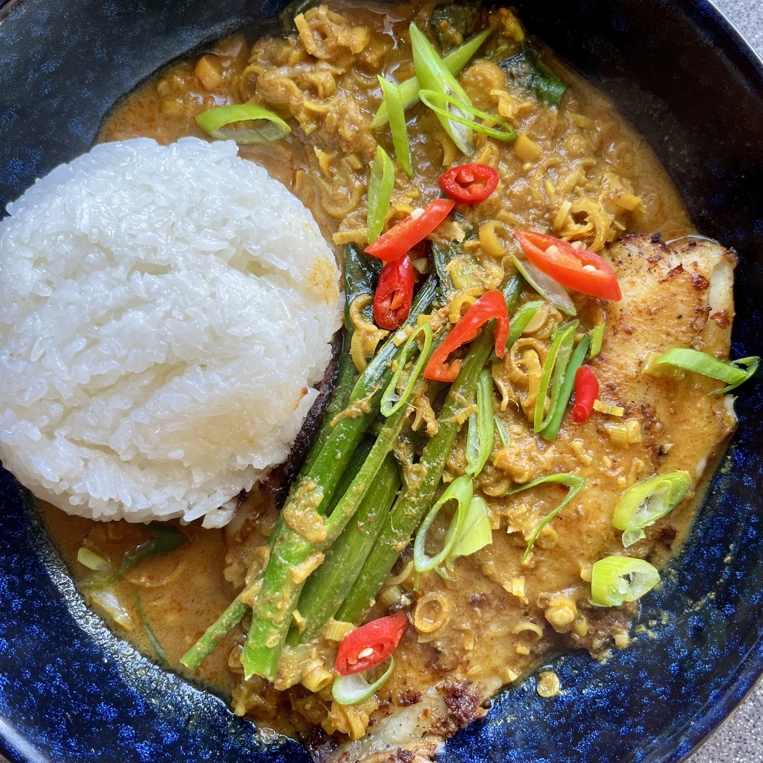 Yellow Curry with Fish