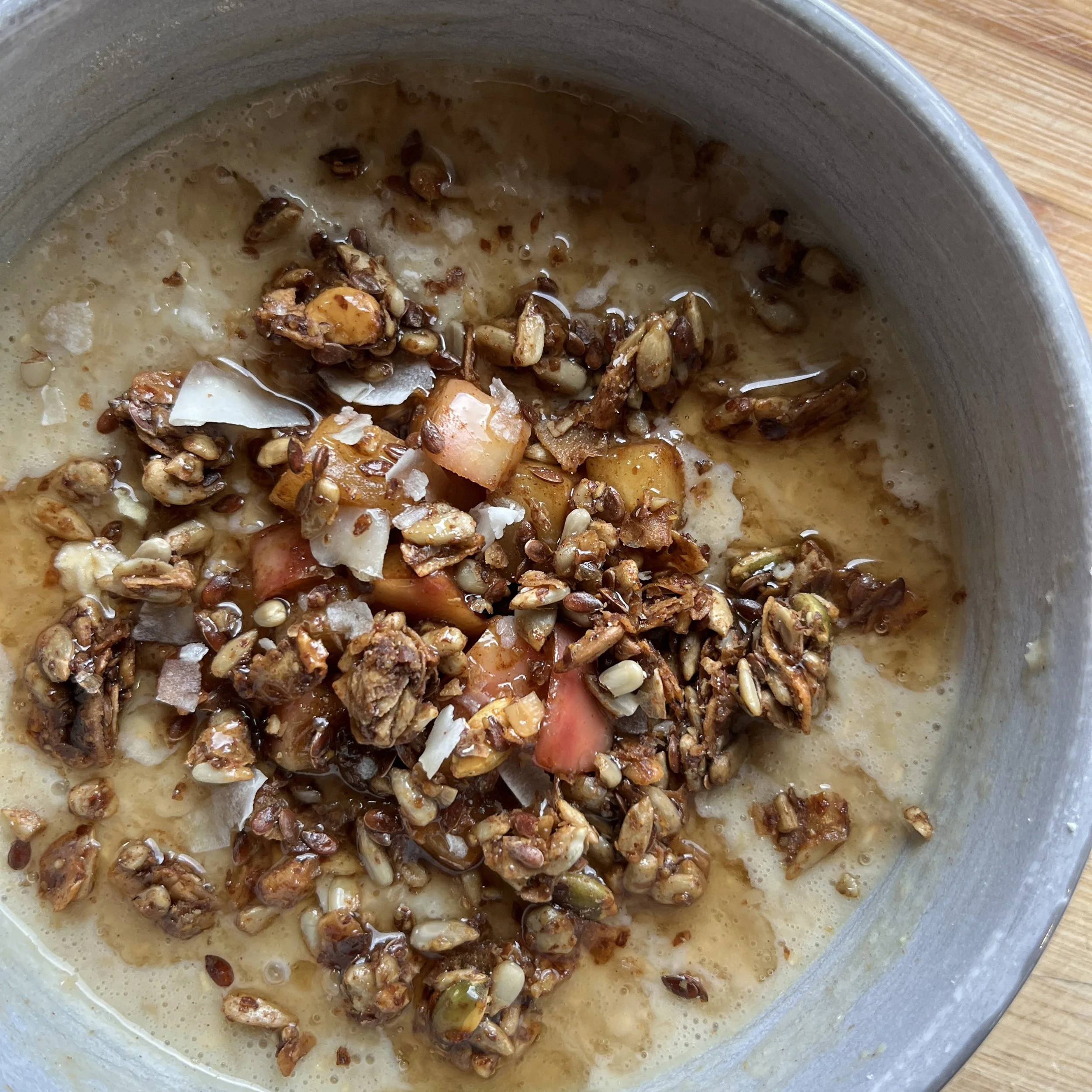 Apple Crumble Protein Oats