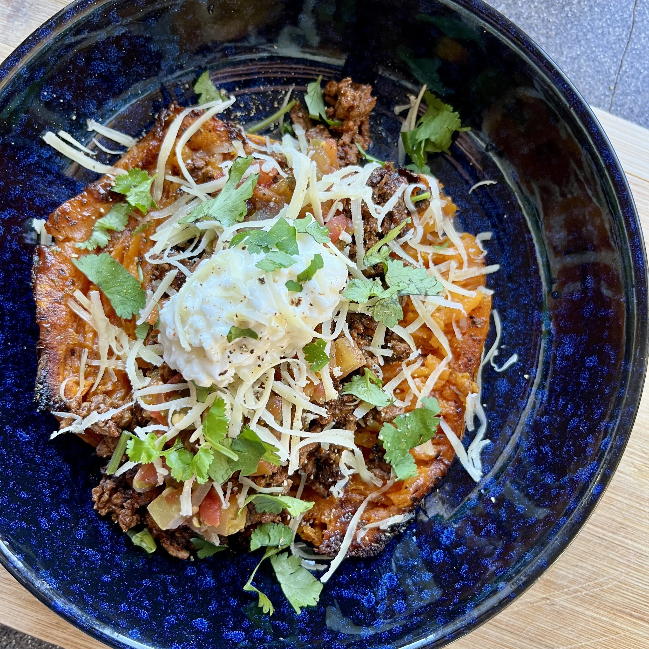 Kumara Taco Bowl