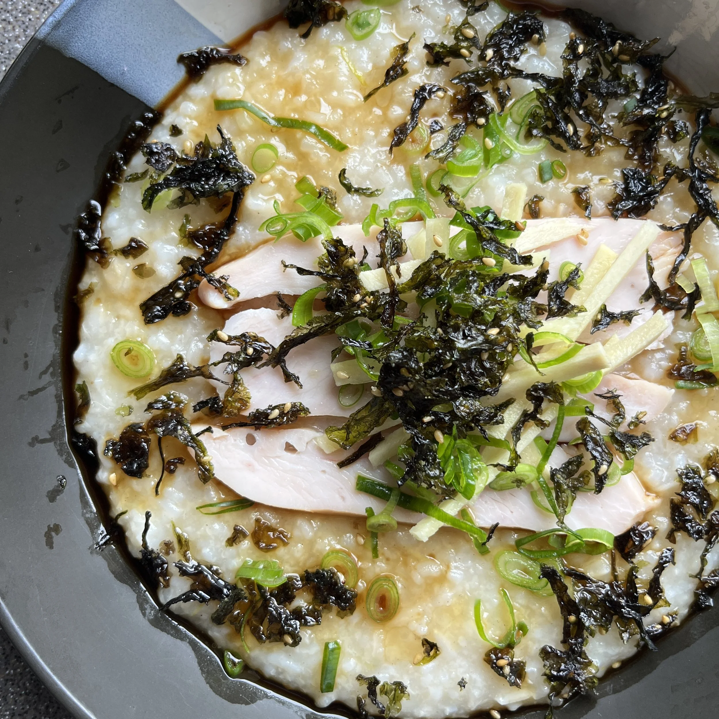 Ginger Chicken Congee