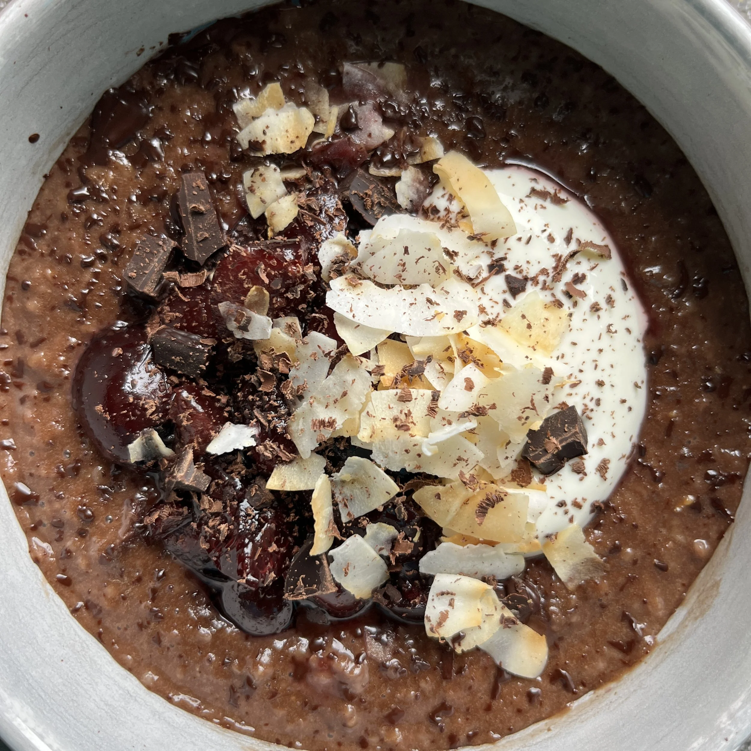 Cherry Ripe Protein Oats
