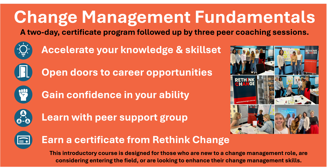 Program For Change Change Management Fundamentals — Rethink Change