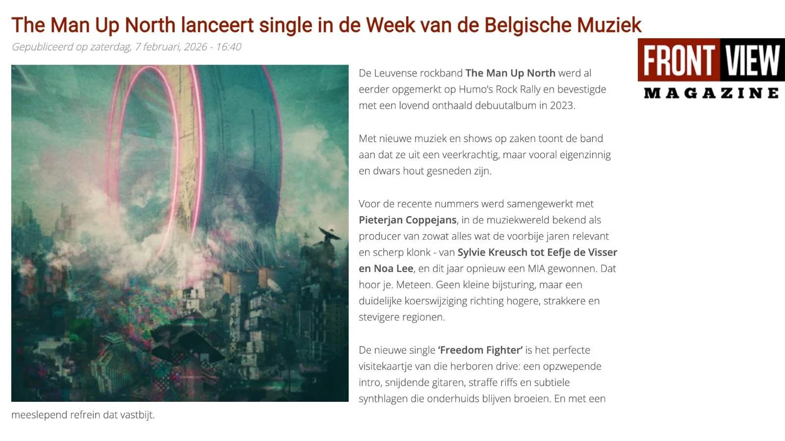 FREEDOM FIGHTER Frontview Magazine (07/02/'26)