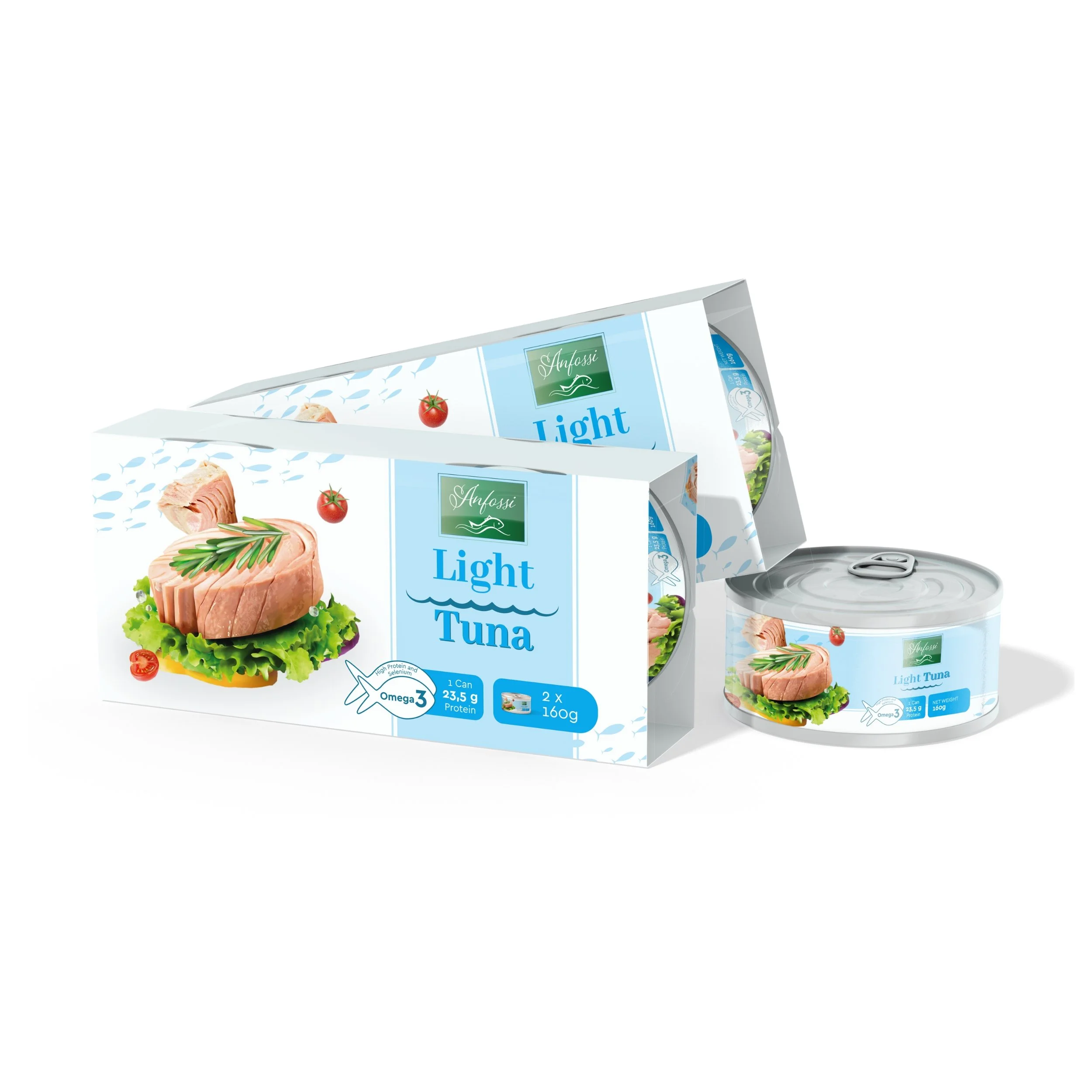 Light Tuna, 2x160g Pack