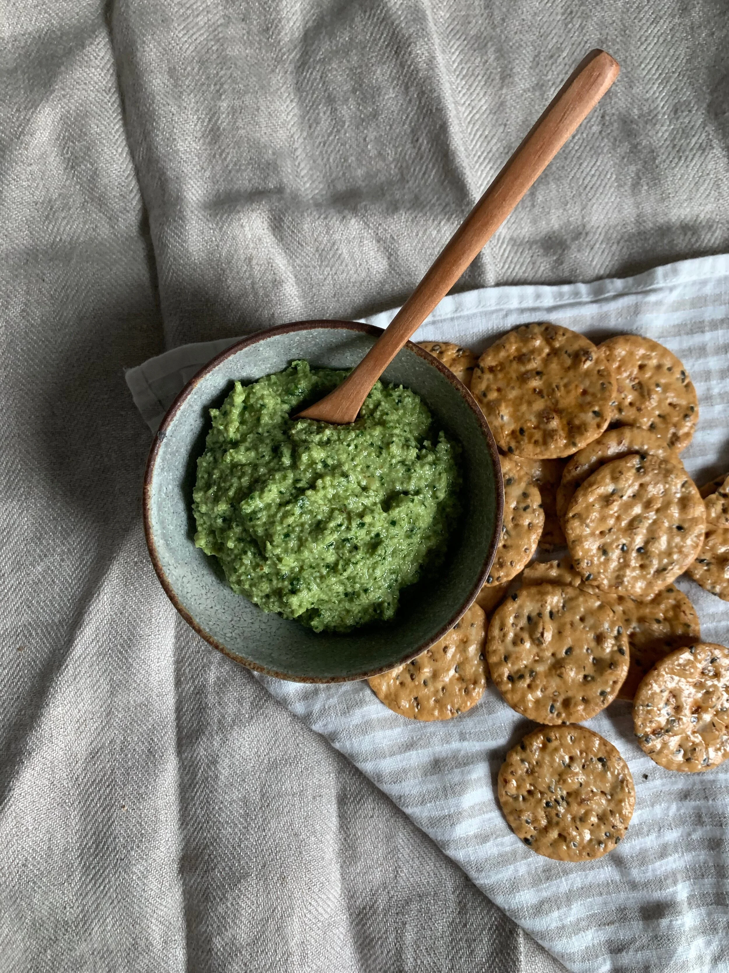 Green Pea & Parsley Pesto