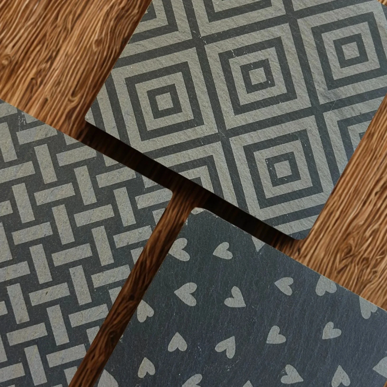 sousverres en ardoise - gravure laser