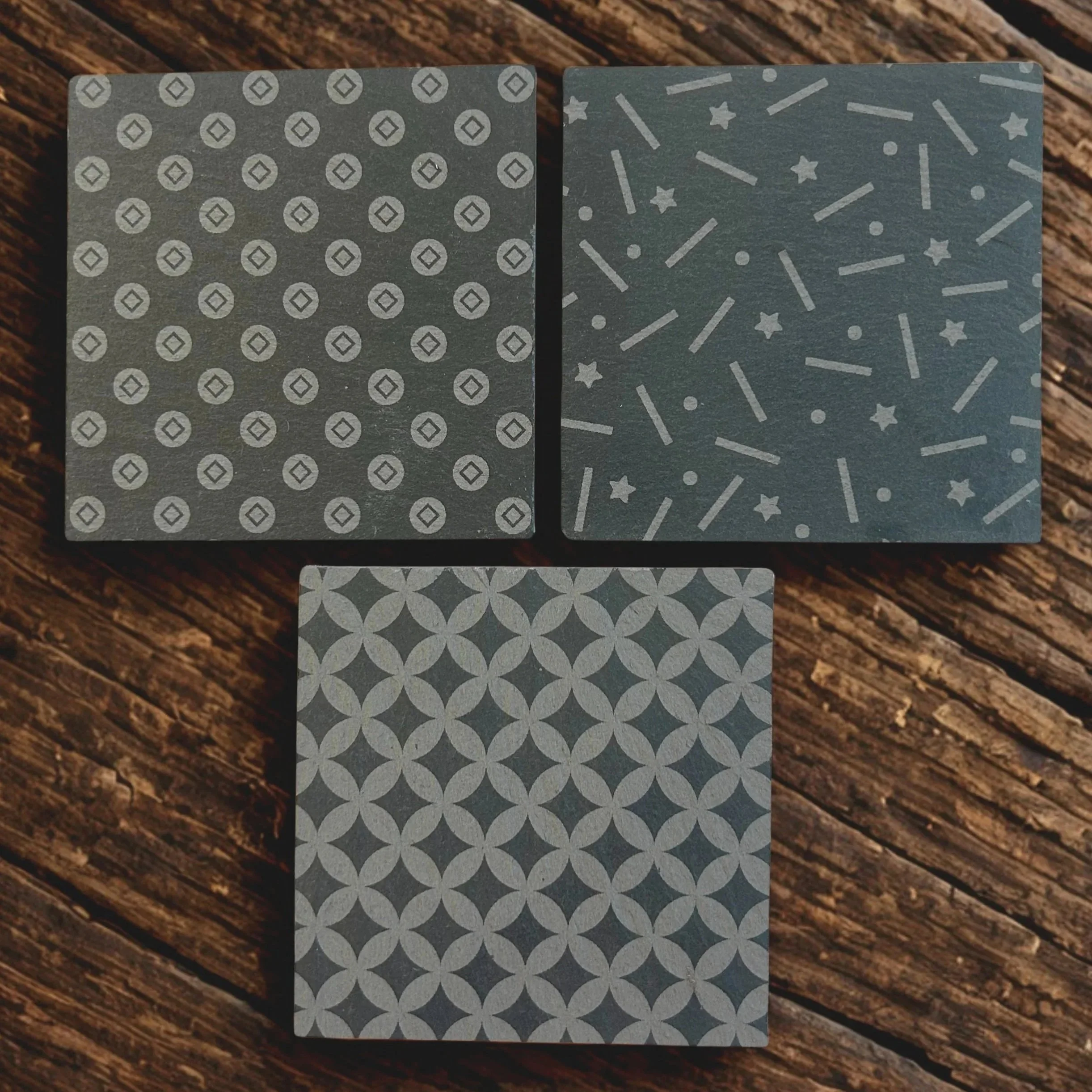 sousverres en ardoise - gravure laser