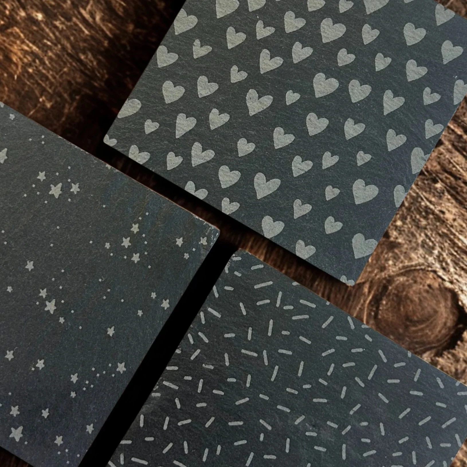 sousverres en ardoise - gravure laser