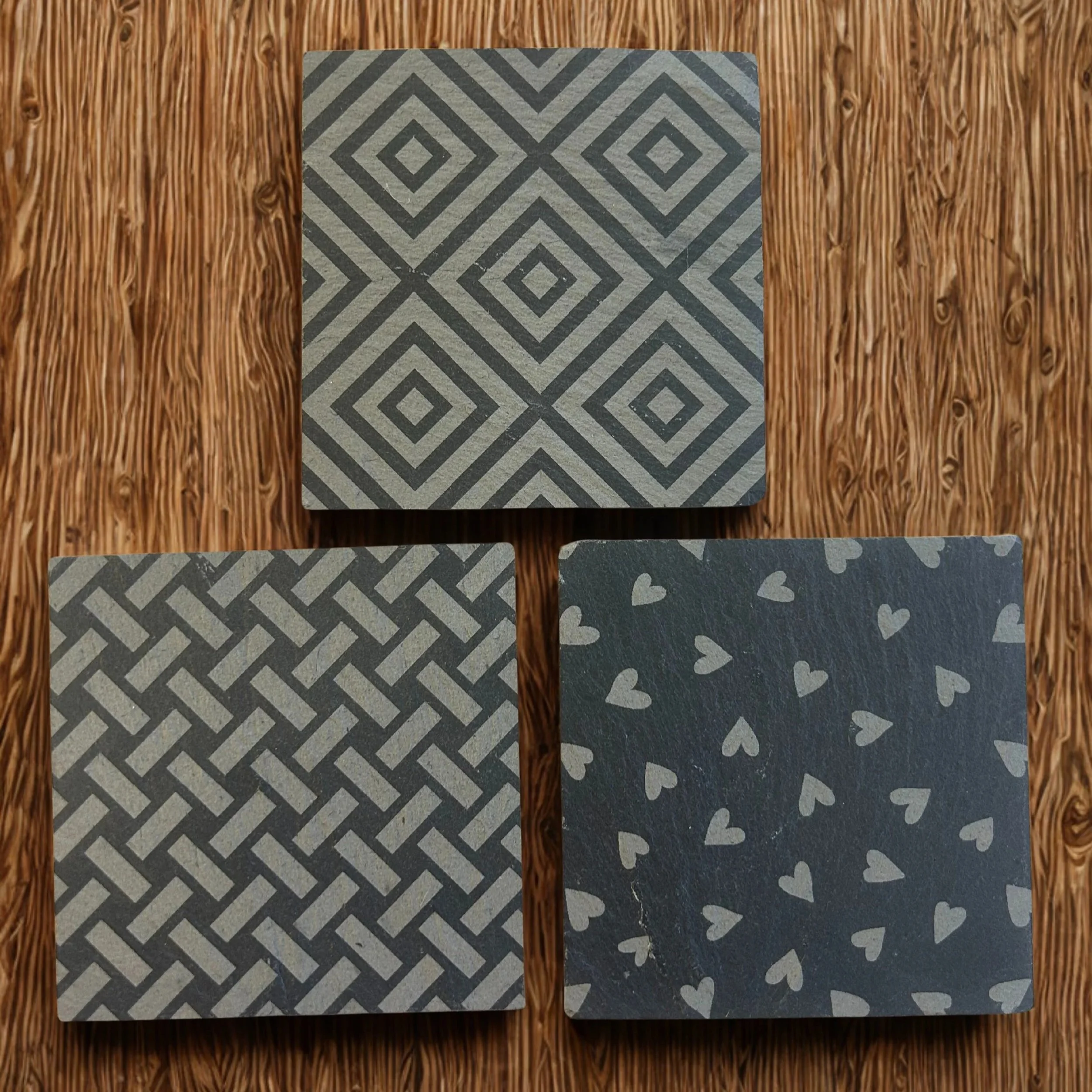 sousverres en ardoise - gravure laser