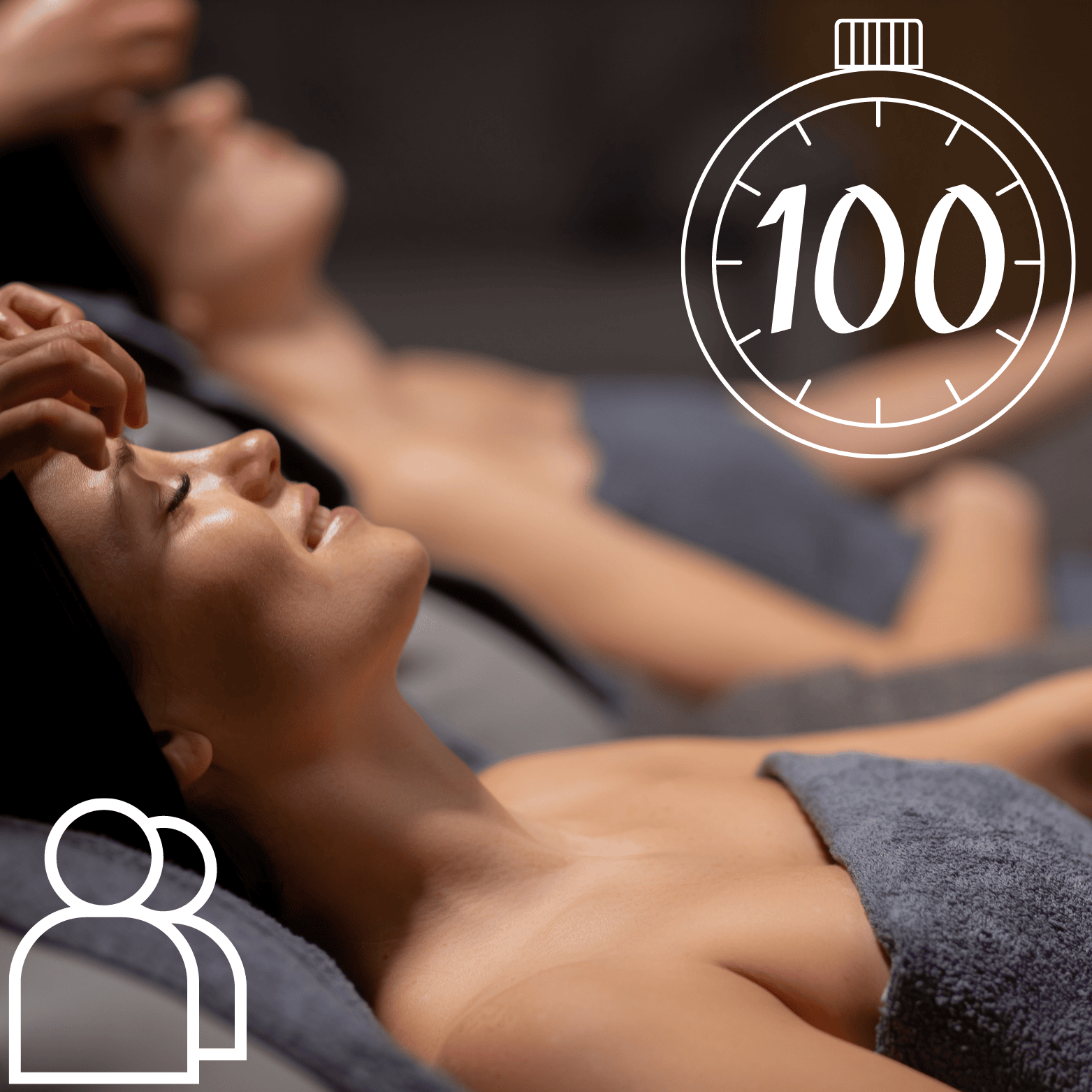 Cadeau Long massage à deux duo Bordeaux 100 minutes