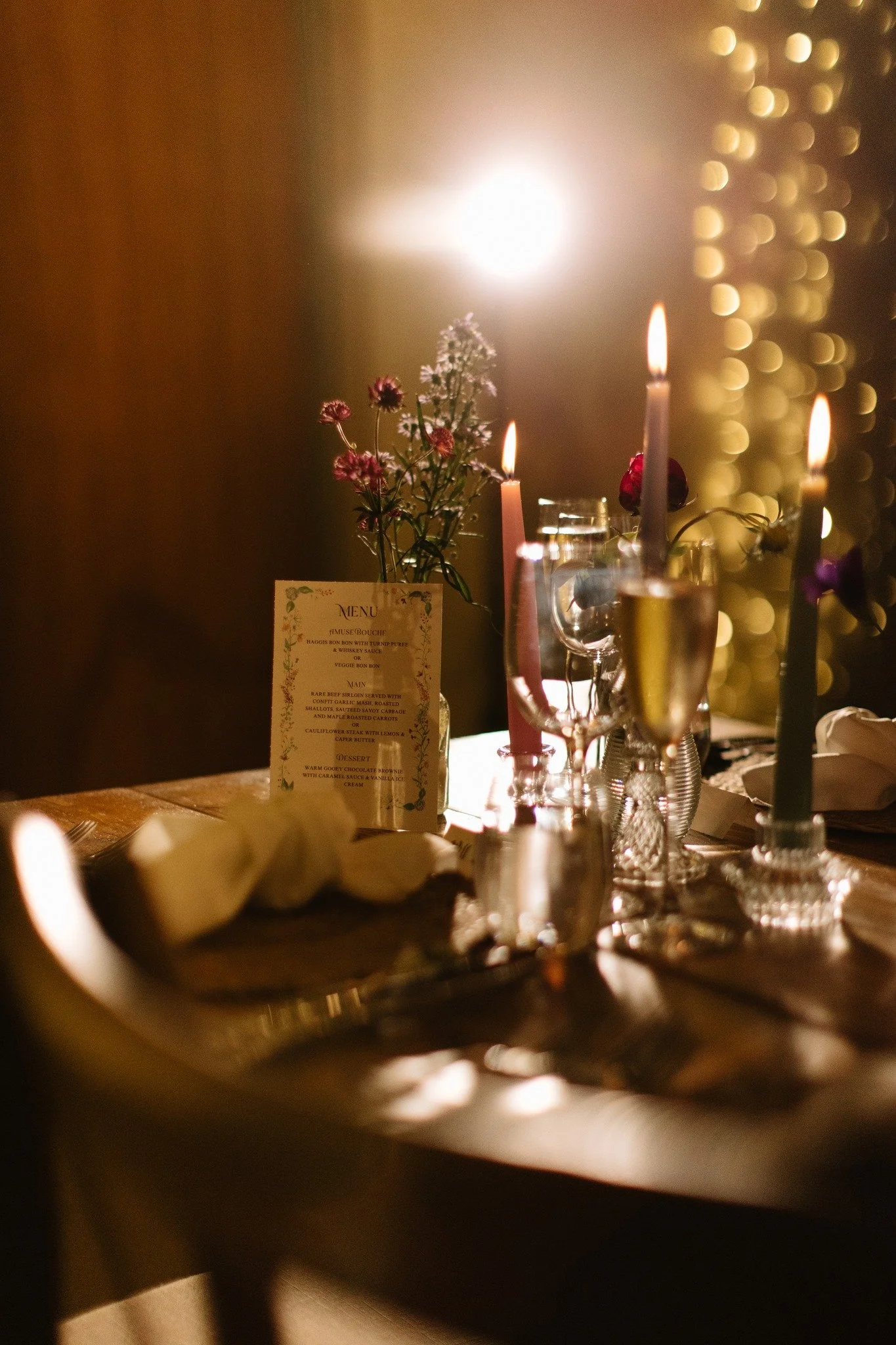 Introducing our two new winter wedding special offers for 2026 and 2027!
Magical, twinkly and made for cosy celebrations. 
From &pound;4,580.

Our winter special offers will wrap your  wedding day in fairy lights and cosy comforts for you and your gu