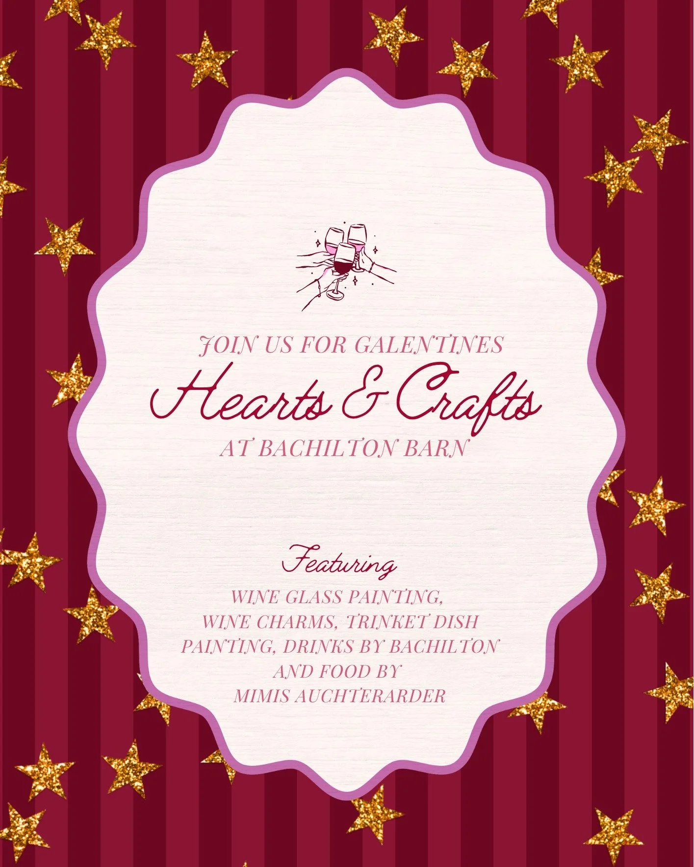 It's the month of love, and if your group chat has been crying out for a proper girls night, this is your sign!

Galentine&rsquo;s at Bachilton Barn on 13th Feb is about slowing down together, getting creative, eating well, drinking nicely, and leavi