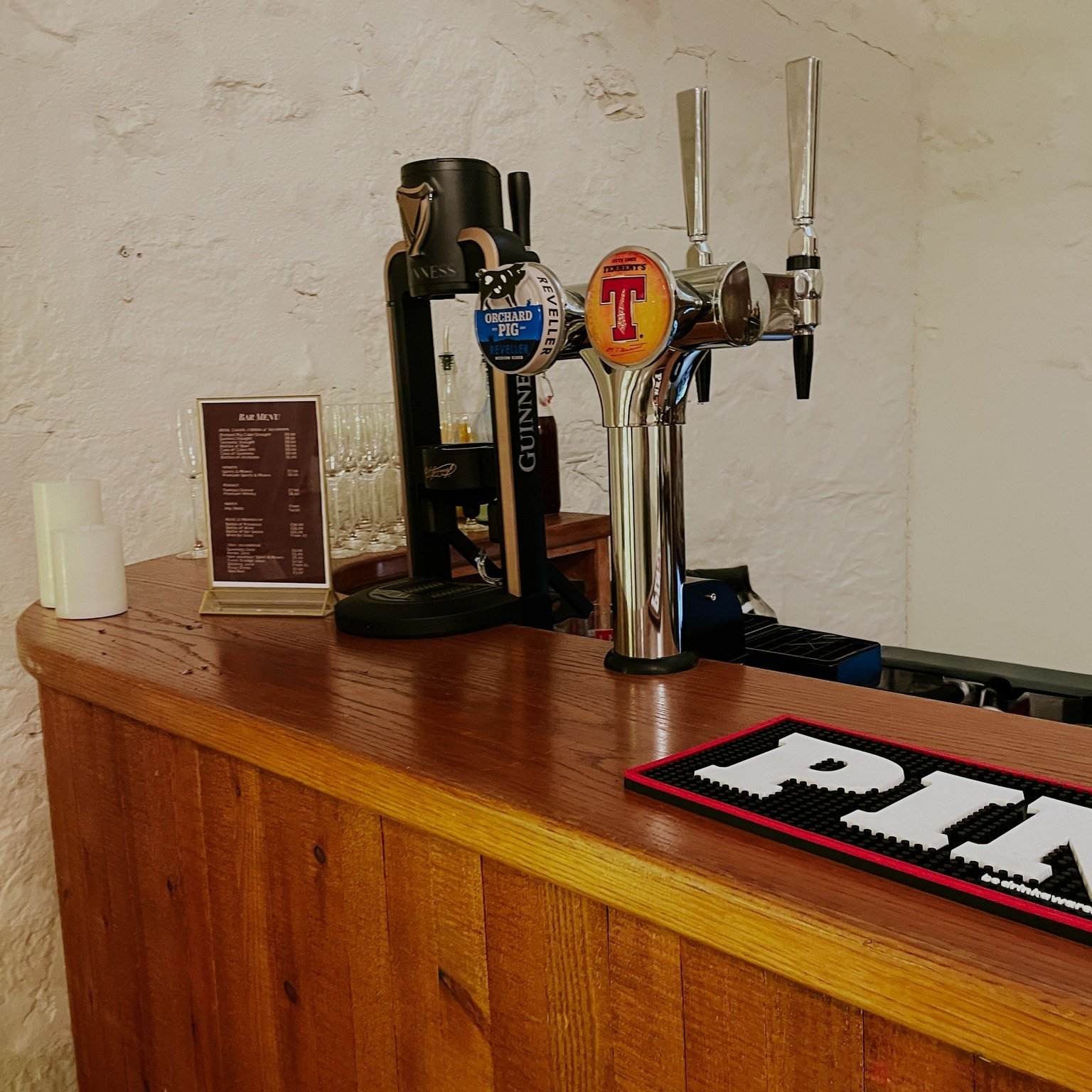 THE TAP BAR 🍻

We are incredibly excited to debut a major upgrade to the Bachilton Barn experience: our brand-new draught beer taps are officially up, running, and ready for your next event!

What's on tap:
Tennent&rsquo;s: timeless Scottish classic
