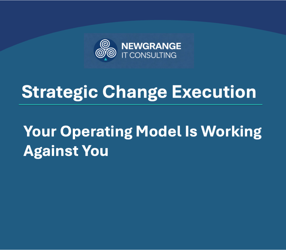 Your Operating Model Is Working Against You
