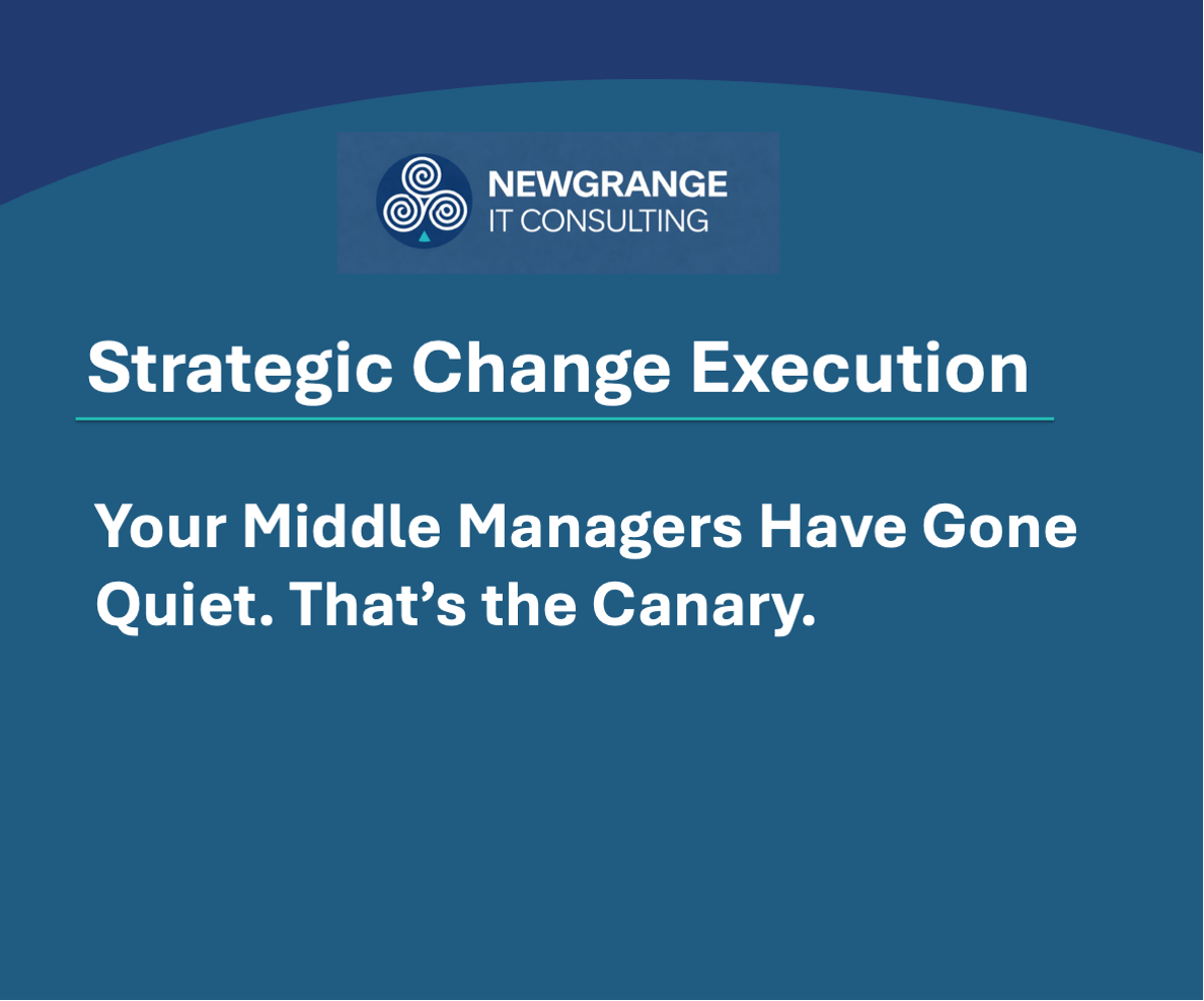 Your Middle Managers Have Gone Quiet. That’s the Canary.