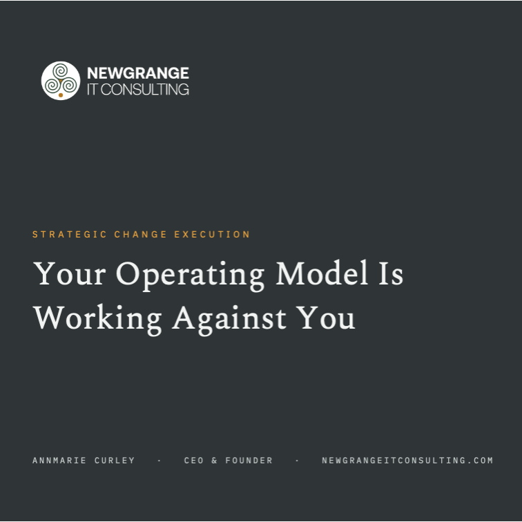Your Operating Model Is Working Against You