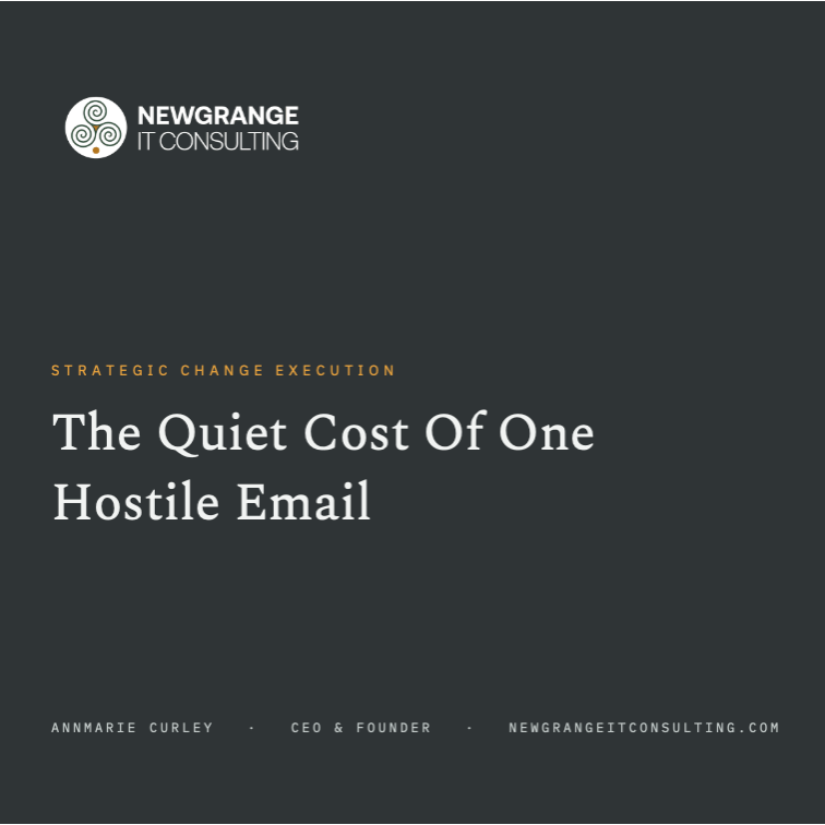 The Quiet Cost Of One Hostile Email