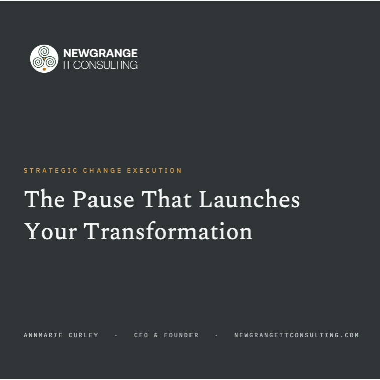 The Pause That Launches Your Transformation