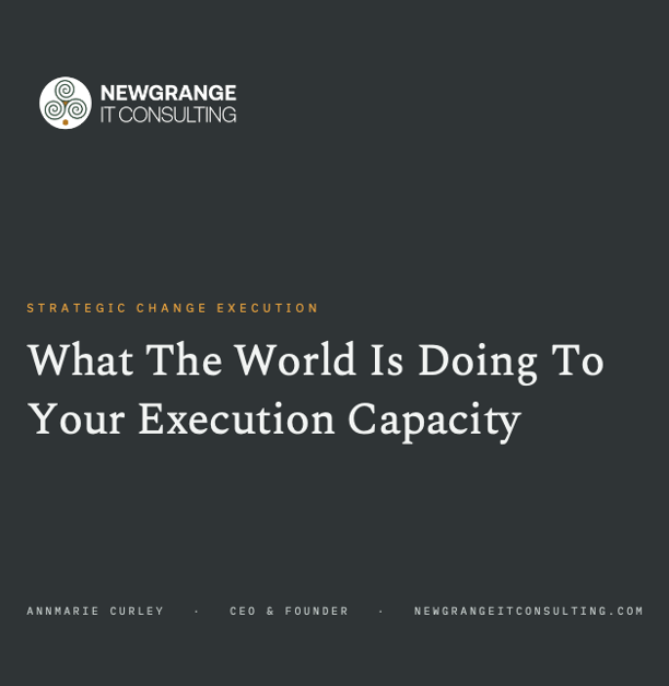 What The World Is Doing To Your Execution Capacity