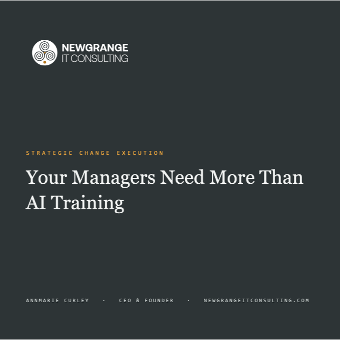 Your Managers Need More Than AI Training