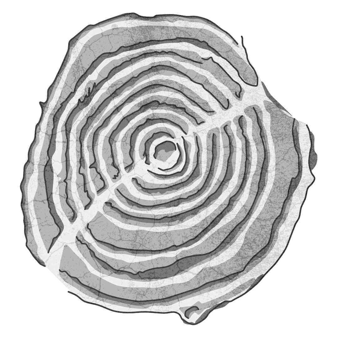A re-drawn option based more directly on the original rock art