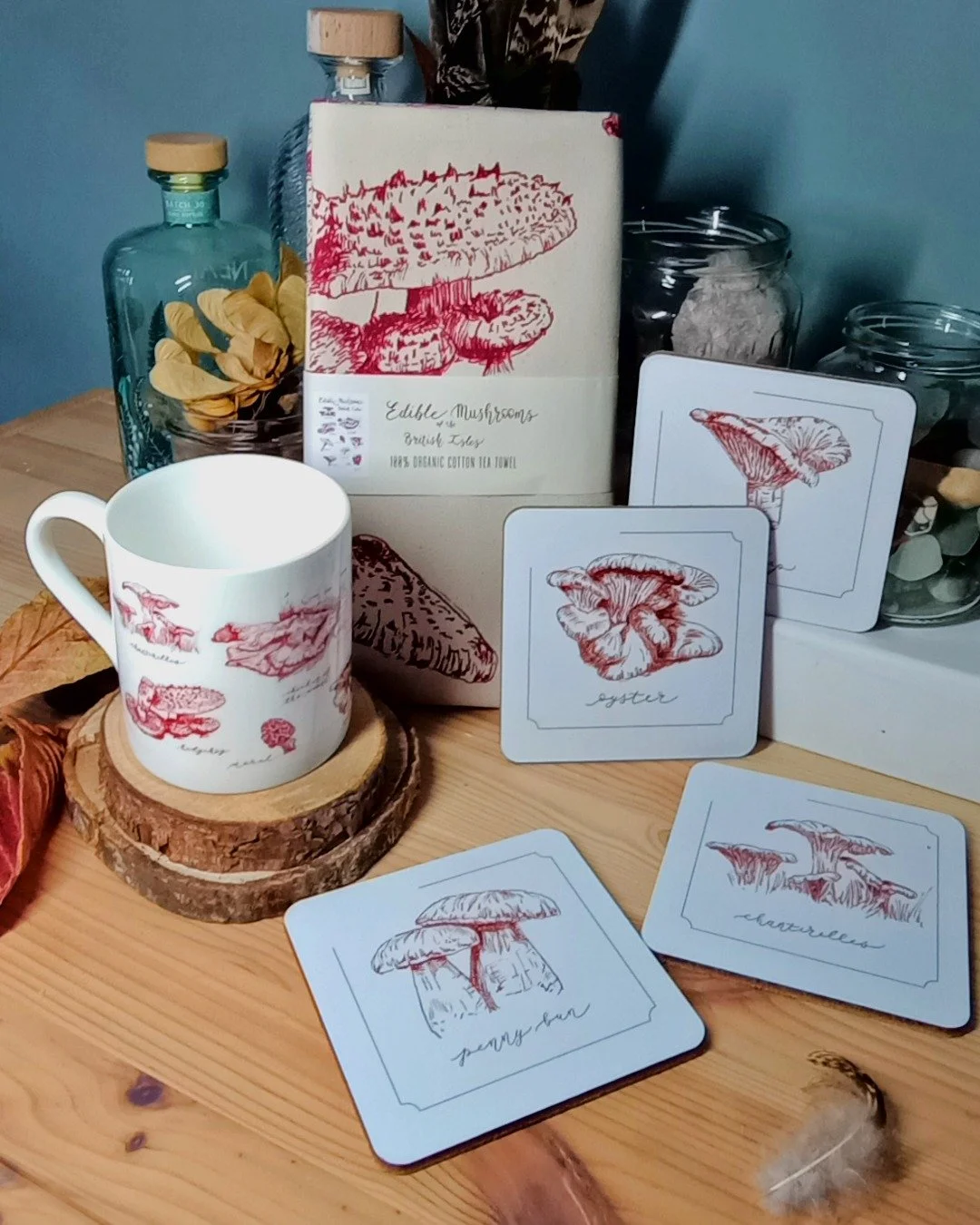 As we&rsquo;re now in &lsquo;peak Autumn&rsquo; I just thought I&rsquo;d remind you about my Edible Mushrooms range of prints and gifts. Featuring hand-drawn, detailed pen-and-ink illustrations of nine varieties of edible mushroom found in the Britis