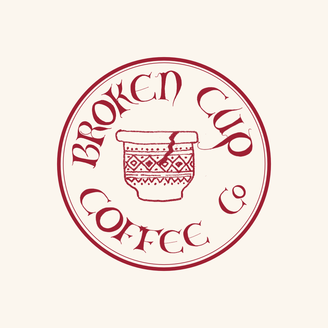 Example of hand-lettered and illustrated coffee packaging - illustrated logo