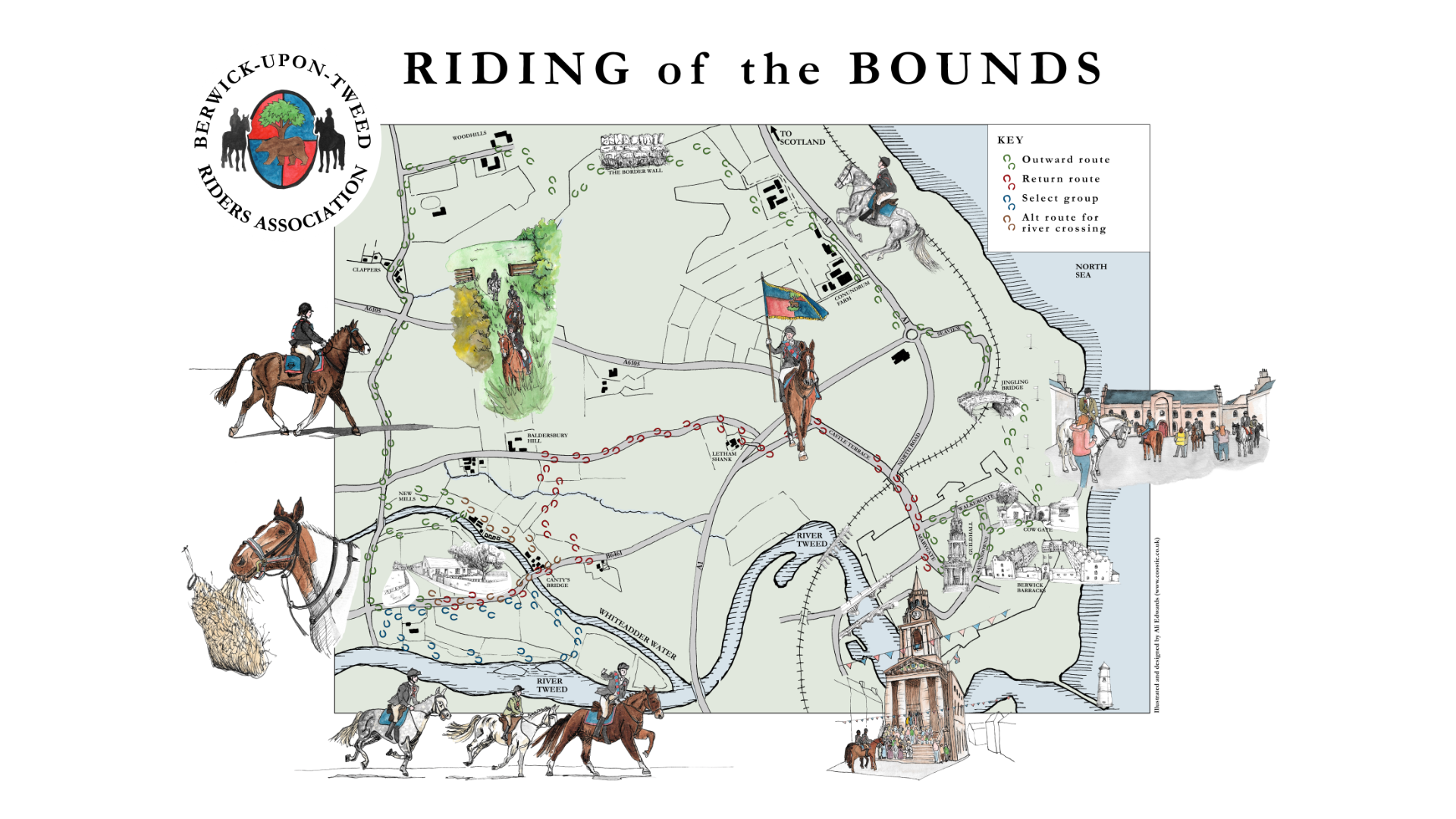 Riding of the Bounds Illustrated Map