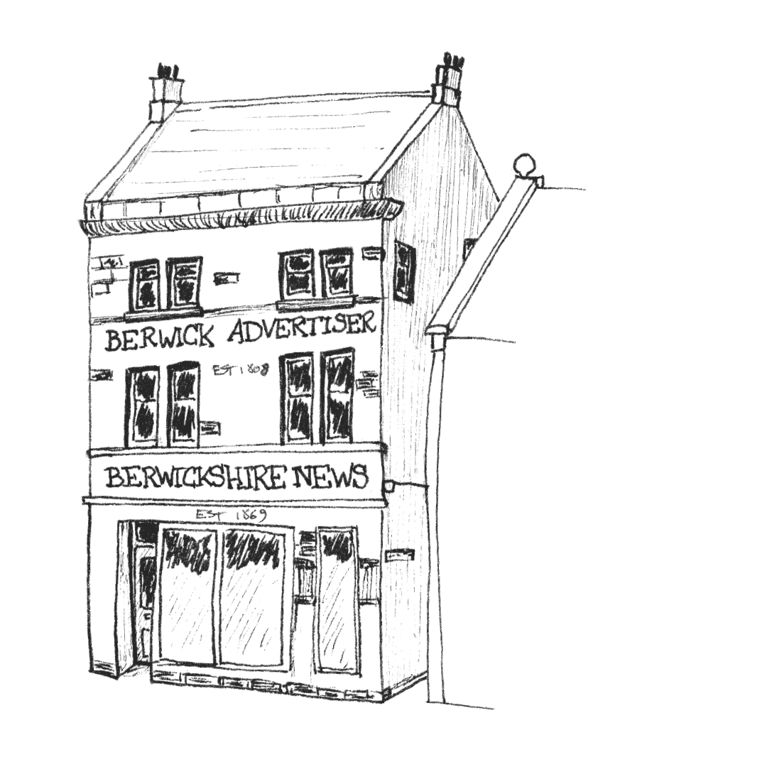Self-guided Walking Trail map: Walk with Wilson - Berwick Advertiser building icon