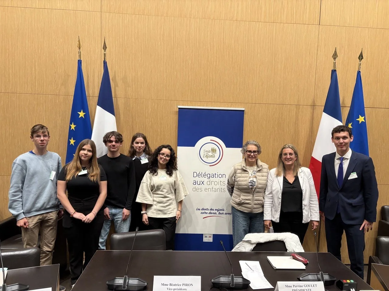 Journée internationale des droits de l’enfant : des jeunes de la circonscription très engagés à l’Assemblée nationale