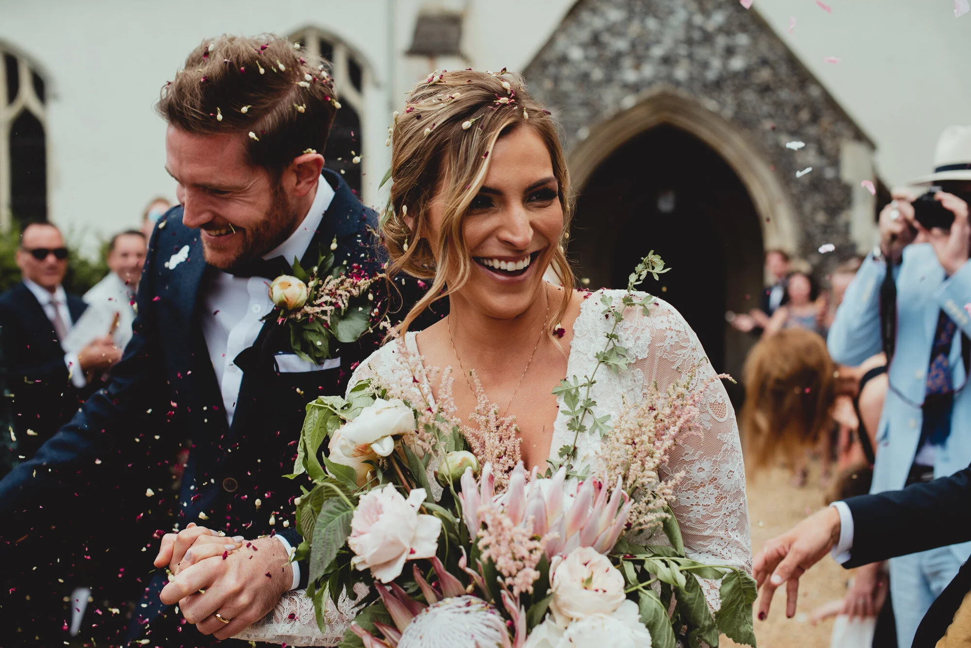 Real Wedding: Californian Boho styling meets the English Countryside