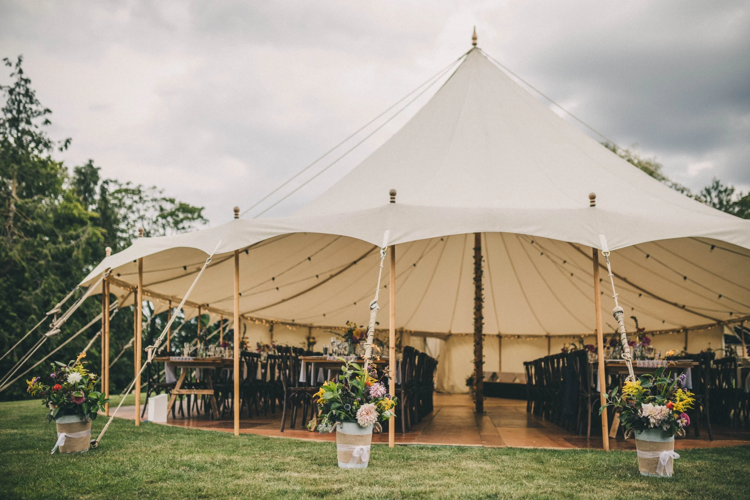 Marquee Weddings - Five top tips for planning a marquee wedding at home