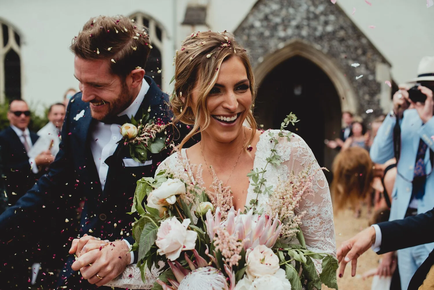 Real Wedding: Californian Boho styling meets the English Countryside