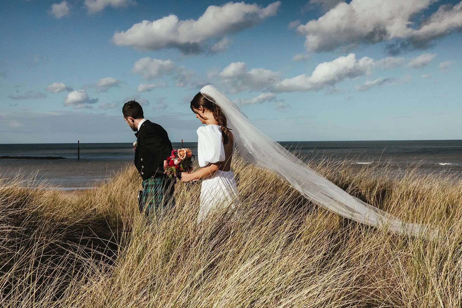 Autumn Cathedral Wedding, with Barn Reception on the Norfolk Coast