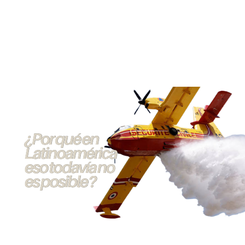 AVIONES EUROPEOS APAGANDO EL INCENDIO EN MADRID