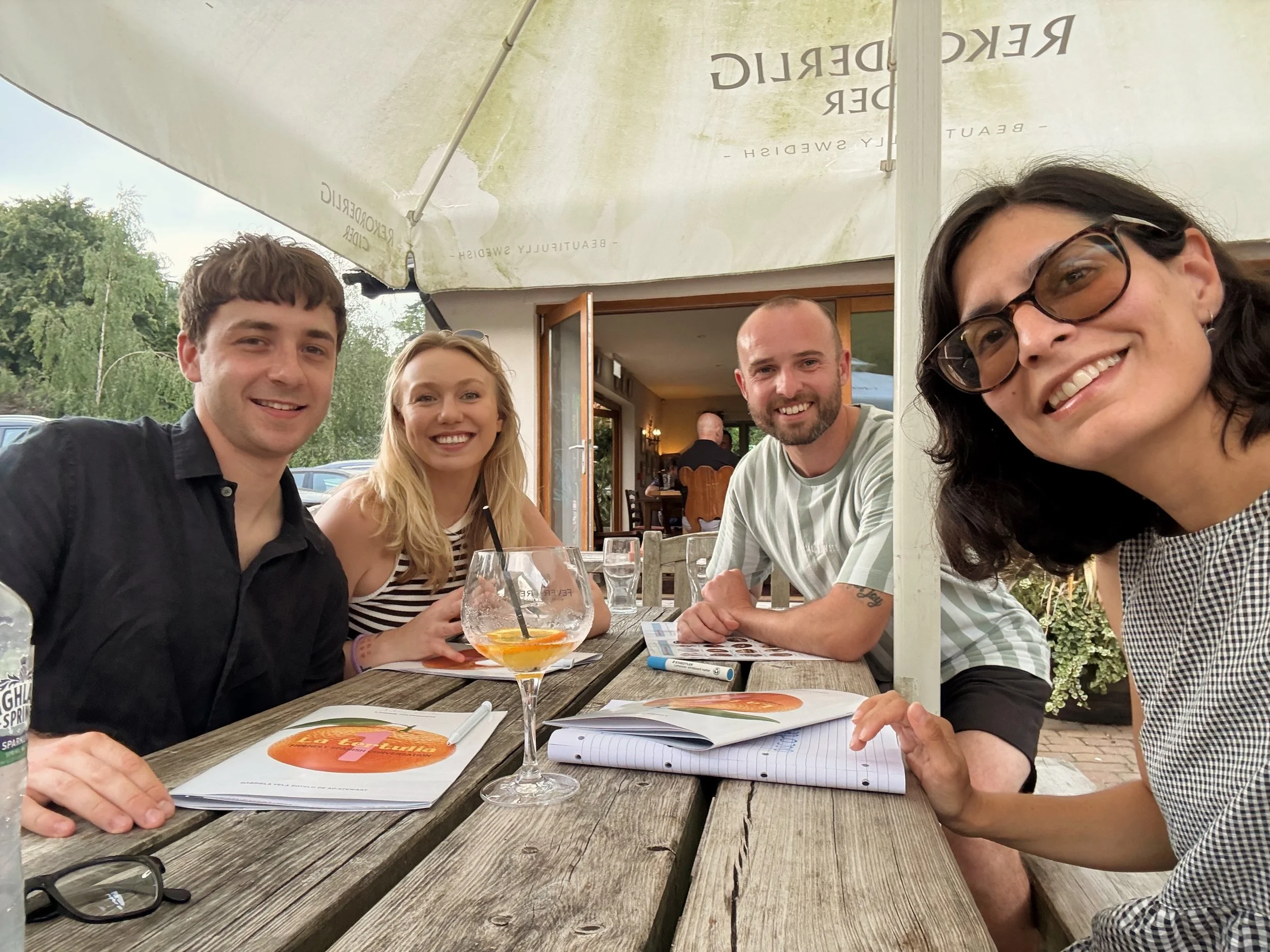 Nothing beats learning Spanish in the sunshine with great company. ☀️🇪🇸

These sessions are always a highlight of my week, and it&rsquo;s wonderful to see my students becoming more confident with every lesson as they prepare for their next adventur