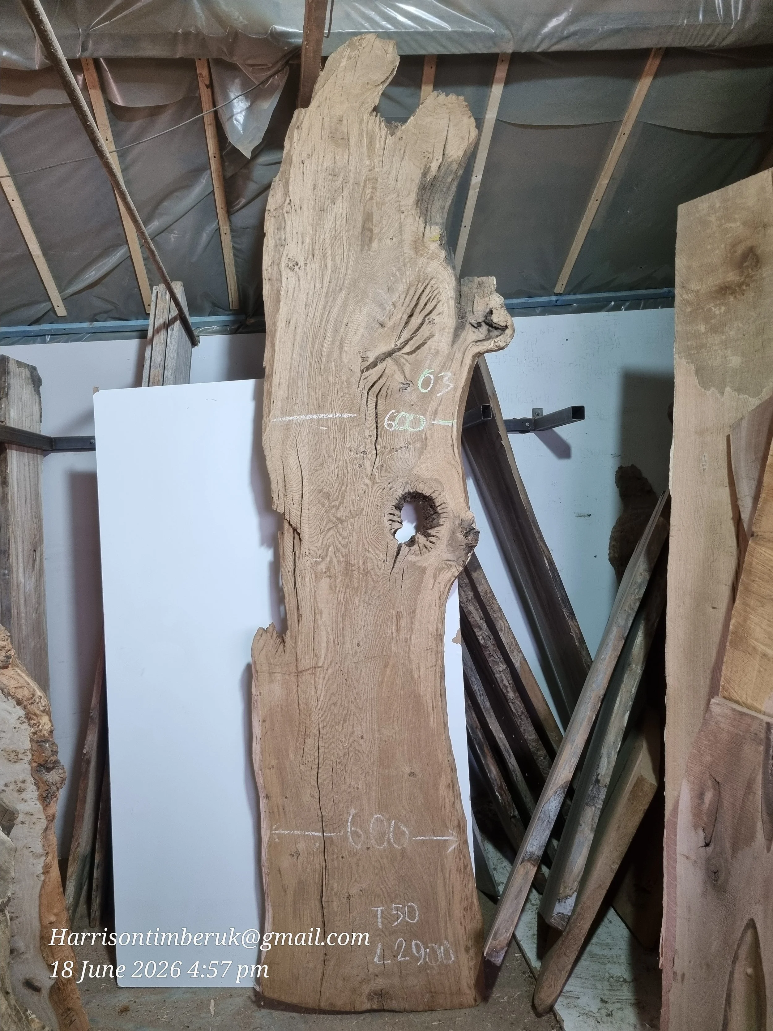 Very Old Oak Slabs