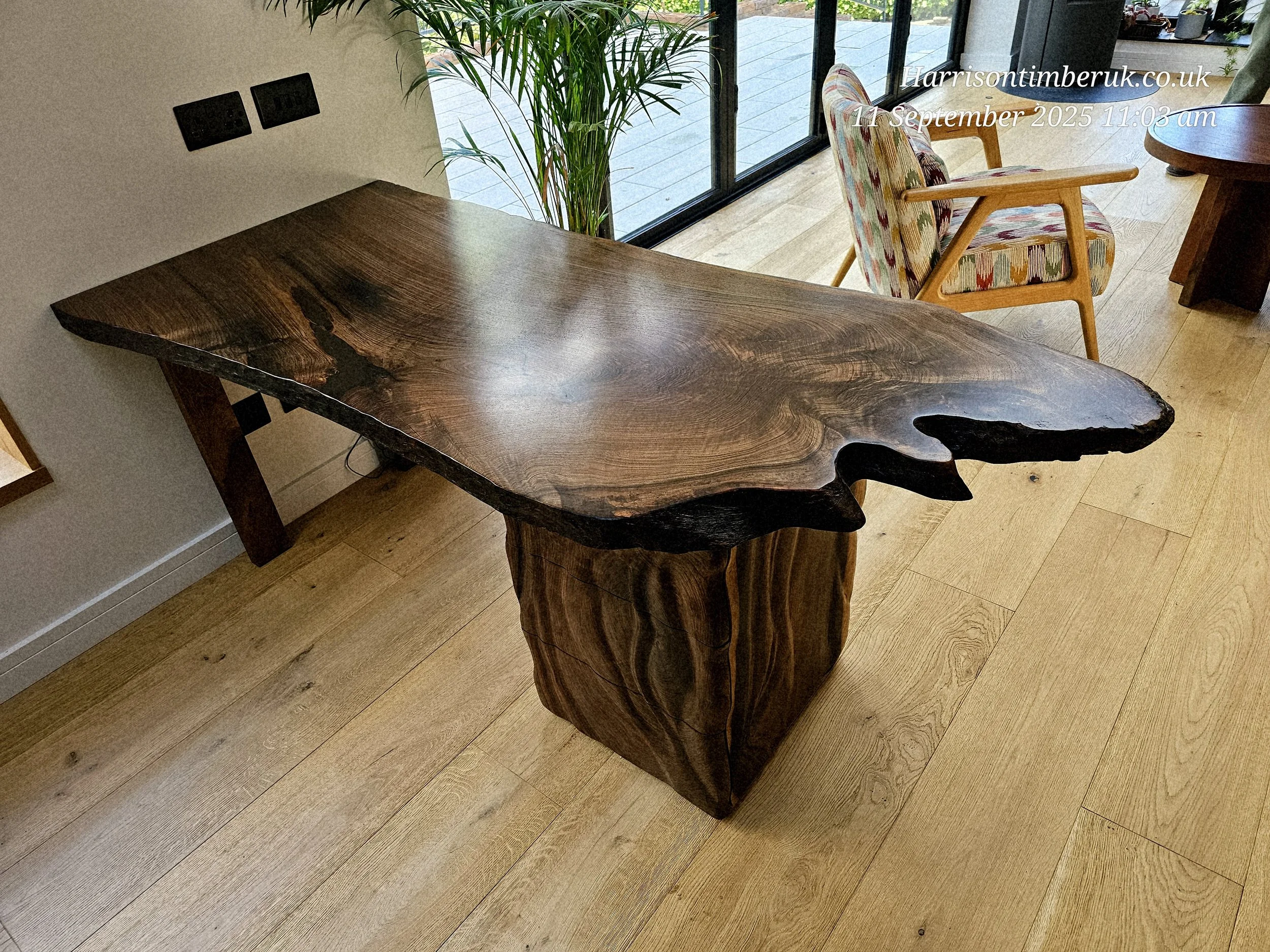 Bespoke Walnut Office Desk