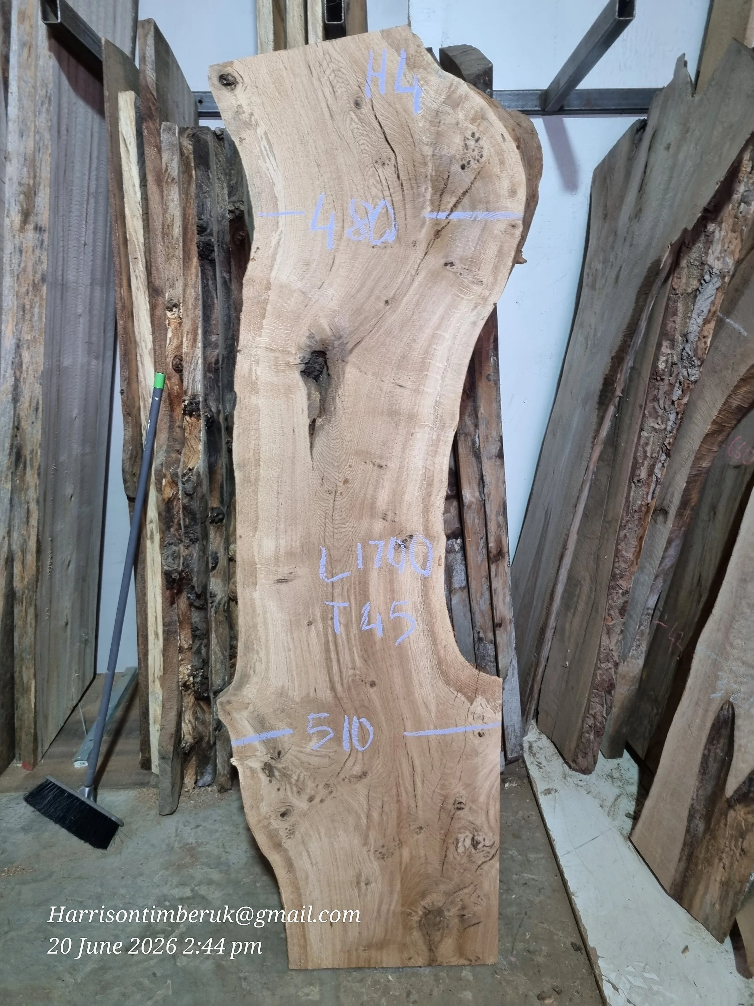 Oak Slabs