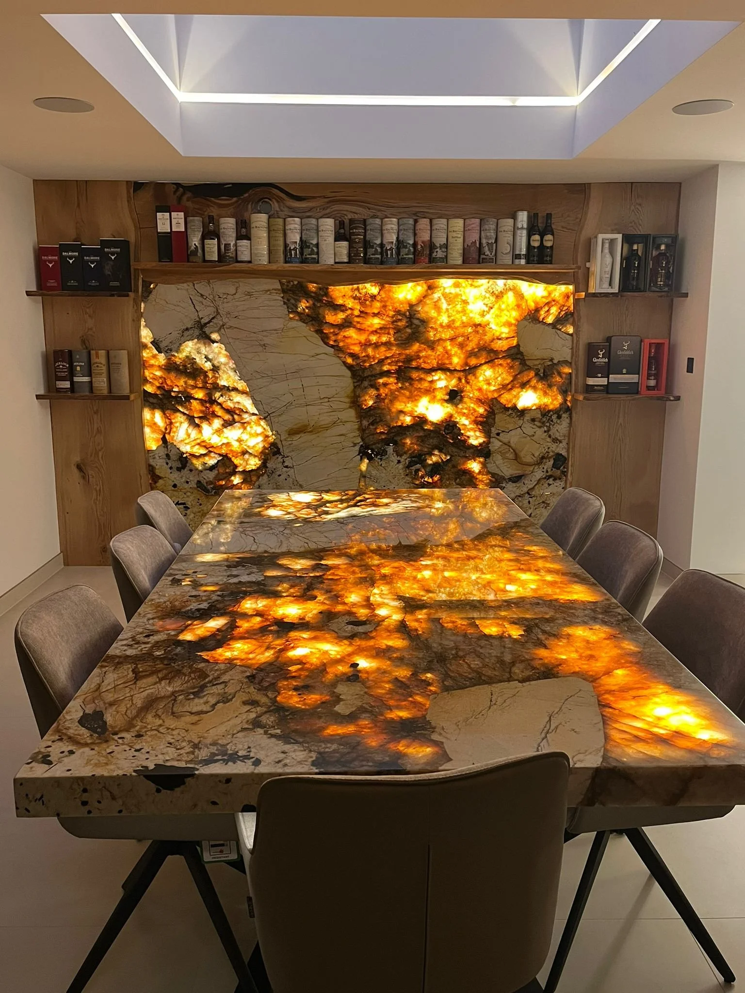 Oak plus Quartz plus Whiskey