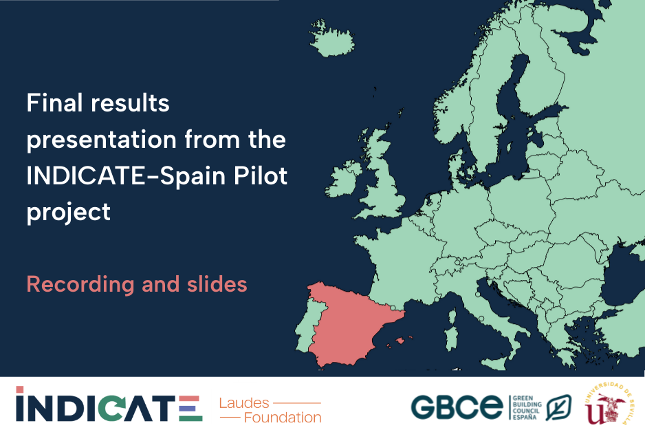 Final presentation of the Spanish INDICATE Pilot project