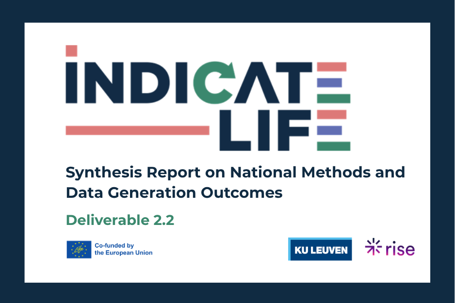 Deliverable 2.2: Synthesis Report on National Methods and Data Generation Outcomes