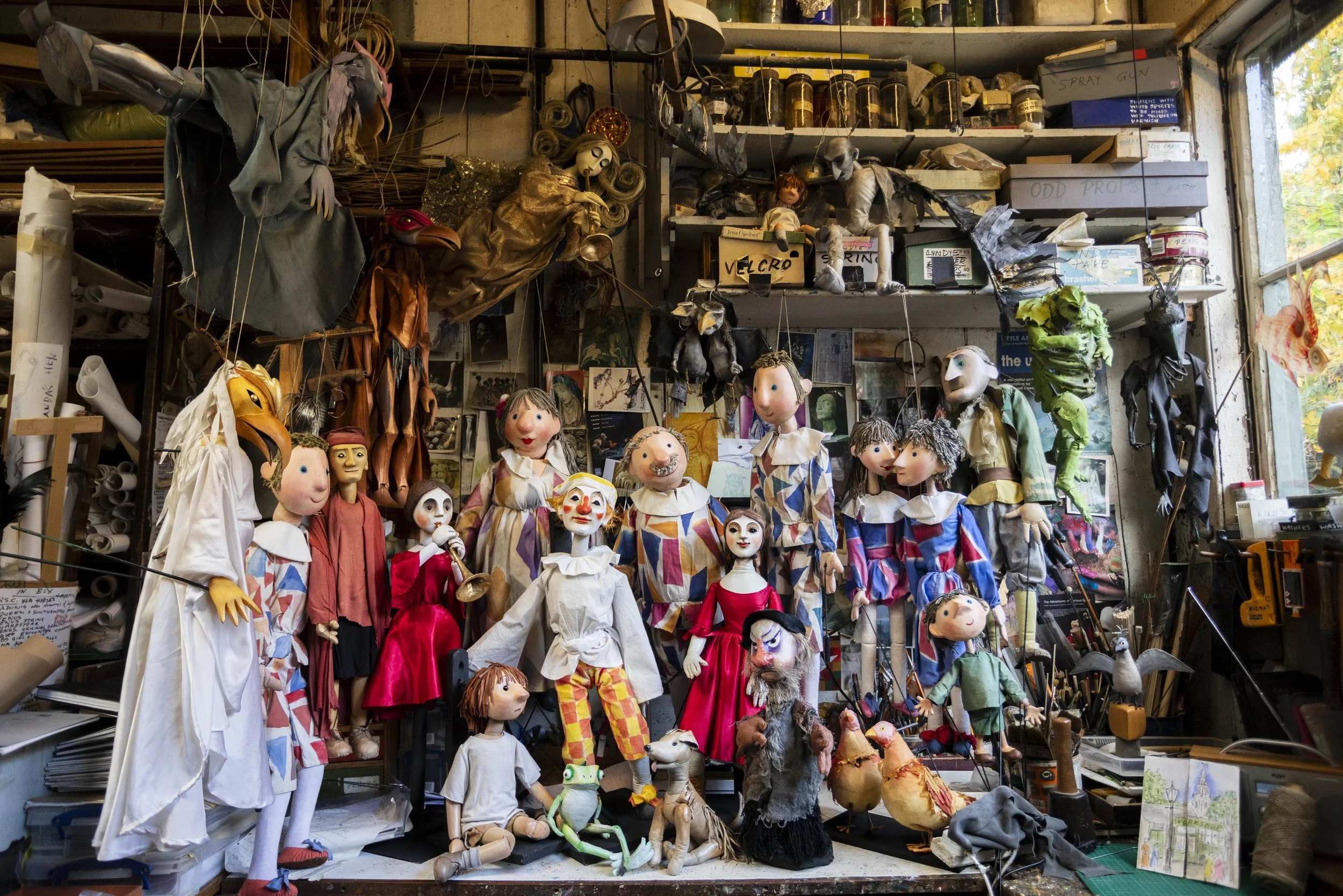 An exhibition of Puppetry by Lyndie Wright