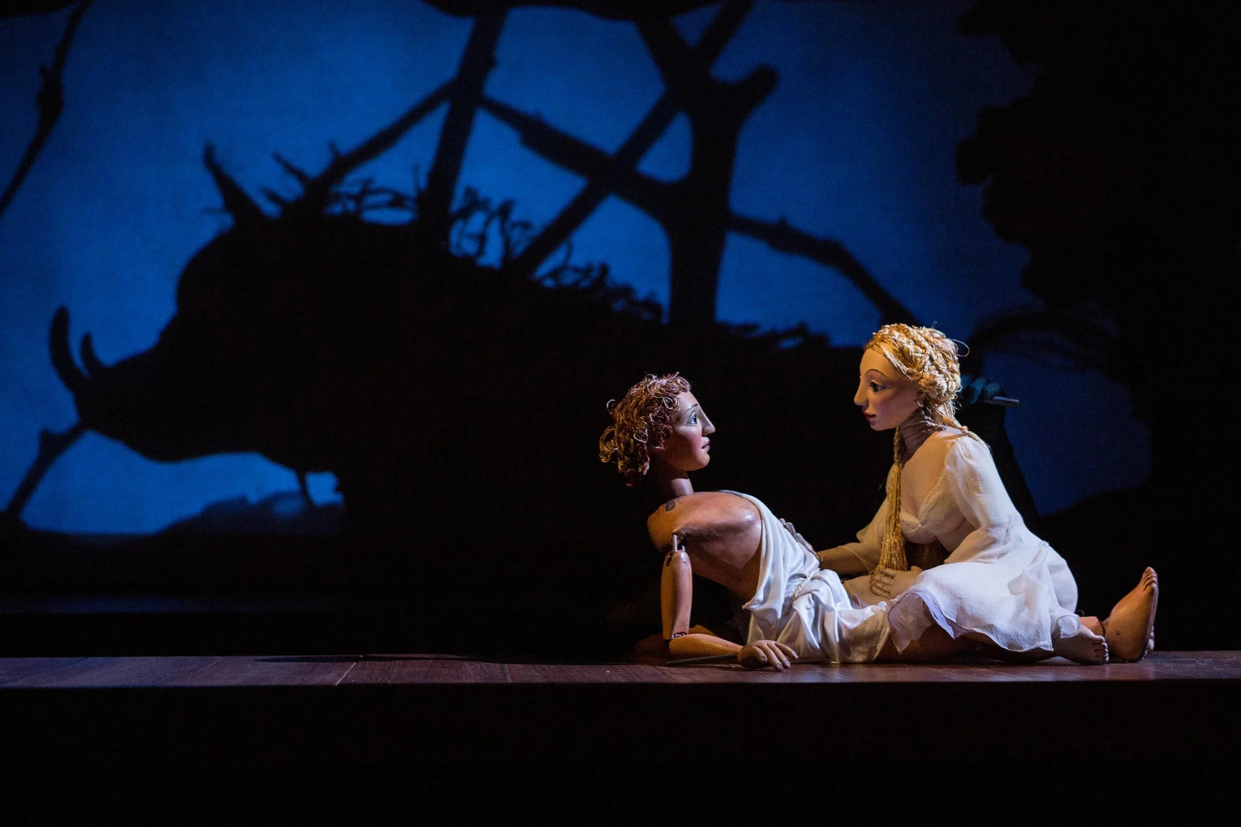 Venus and Adonis, Image by Lucy Barriball 2017 (c) RSC
