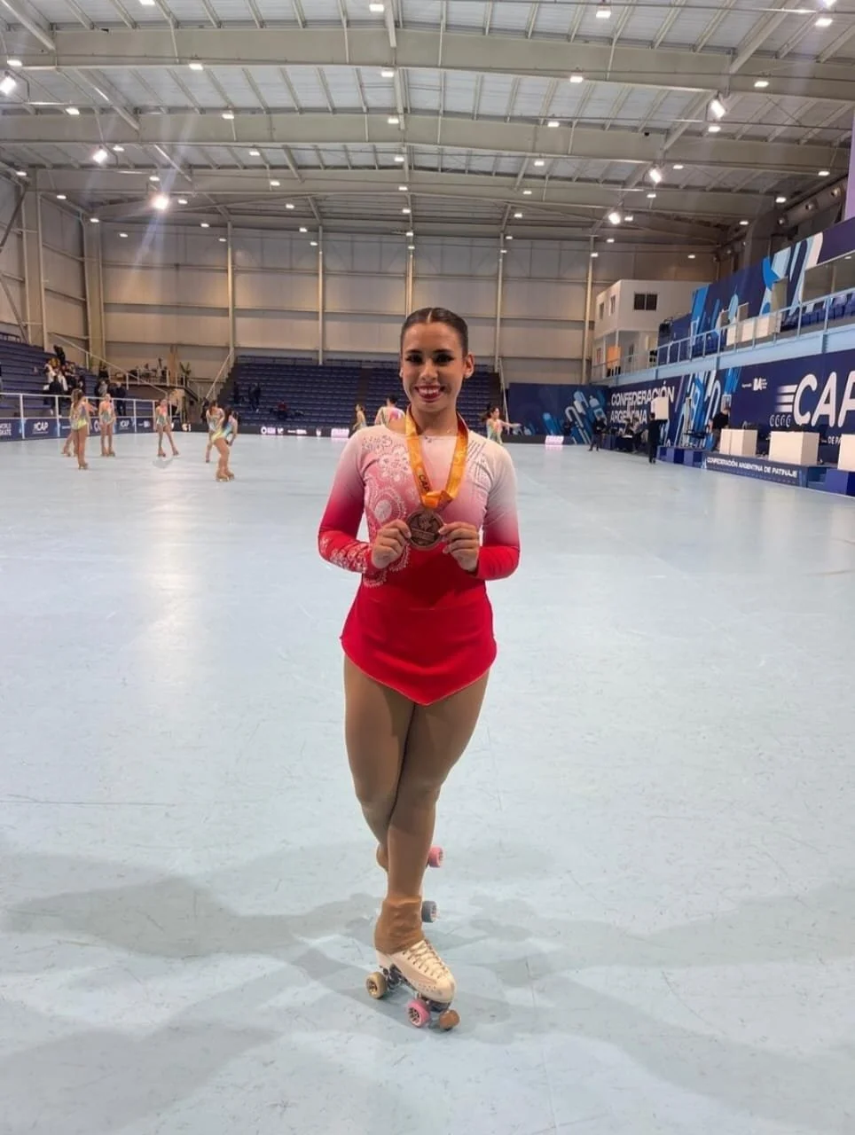 Podio para Zaida González en Buenos Aires.