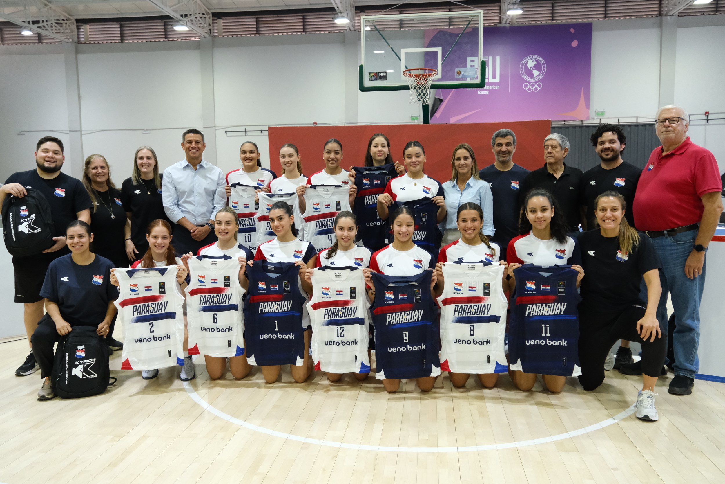 Team Paraguay fue presentado oficialmente rumbo al FIBA Women’s AmeriCup U18 2026.