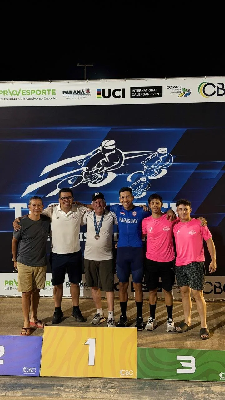 Carlos Vidal Domínguez conquista el bronce en la Taça Brasil de Ciclismo de Pista.