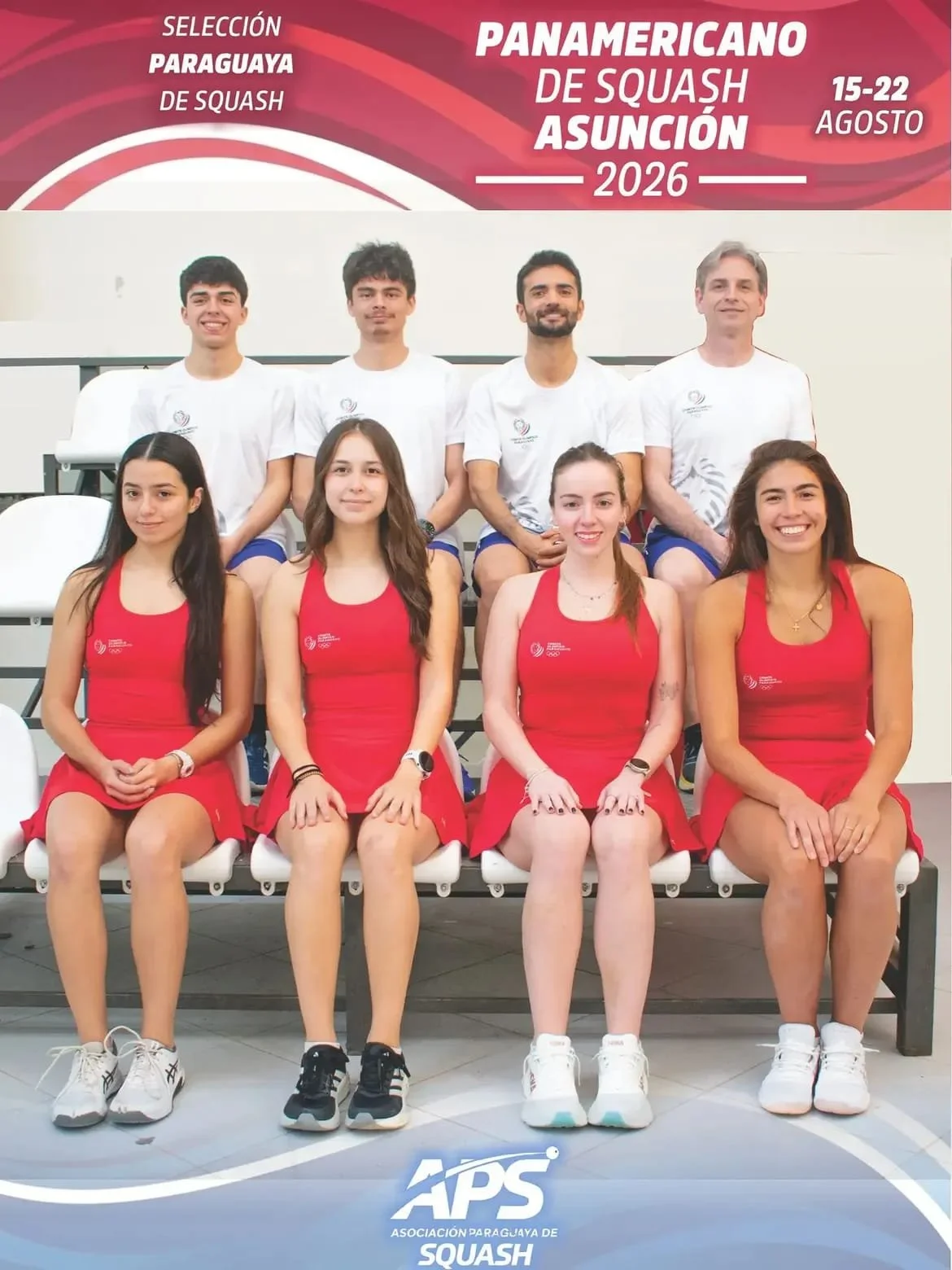 Presentado el Team Paraguay para el XXVII Campeonato Panamericano Senior de Squash.