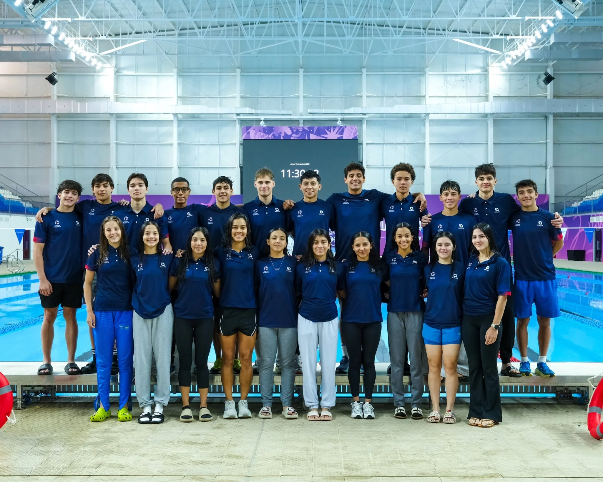 ✅ Entrenamiento en el Centro Acu&aacute;tico Ol&iacute;mpico 🏊🏻&zwj;♂️🏊🏻&zwj;♀️ (CAO) y Foto Oficial de Atletas y Entrenadores del 🏕️ Campamento Panamericano de Desarrollo de Triatl&oacute;n 🏊🏻&zwj;♂️🚴🏻🏃🏻 Paraguay 🇵🇾 2026