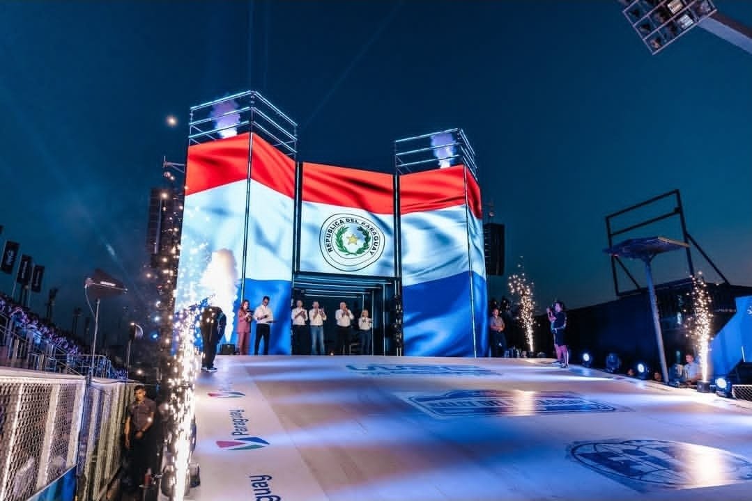 Paraguay encendió la fiesta mundialista con el Shakedown y la largada simbólica del WRC.